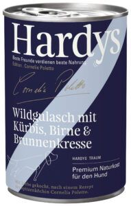 hardys wildgulasch mit kürbis und brunnenkresse