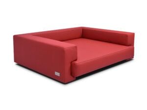 hundesofa boston kunstleder rot