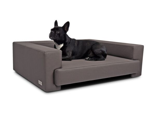 hundesofa boston kunstleder taupe